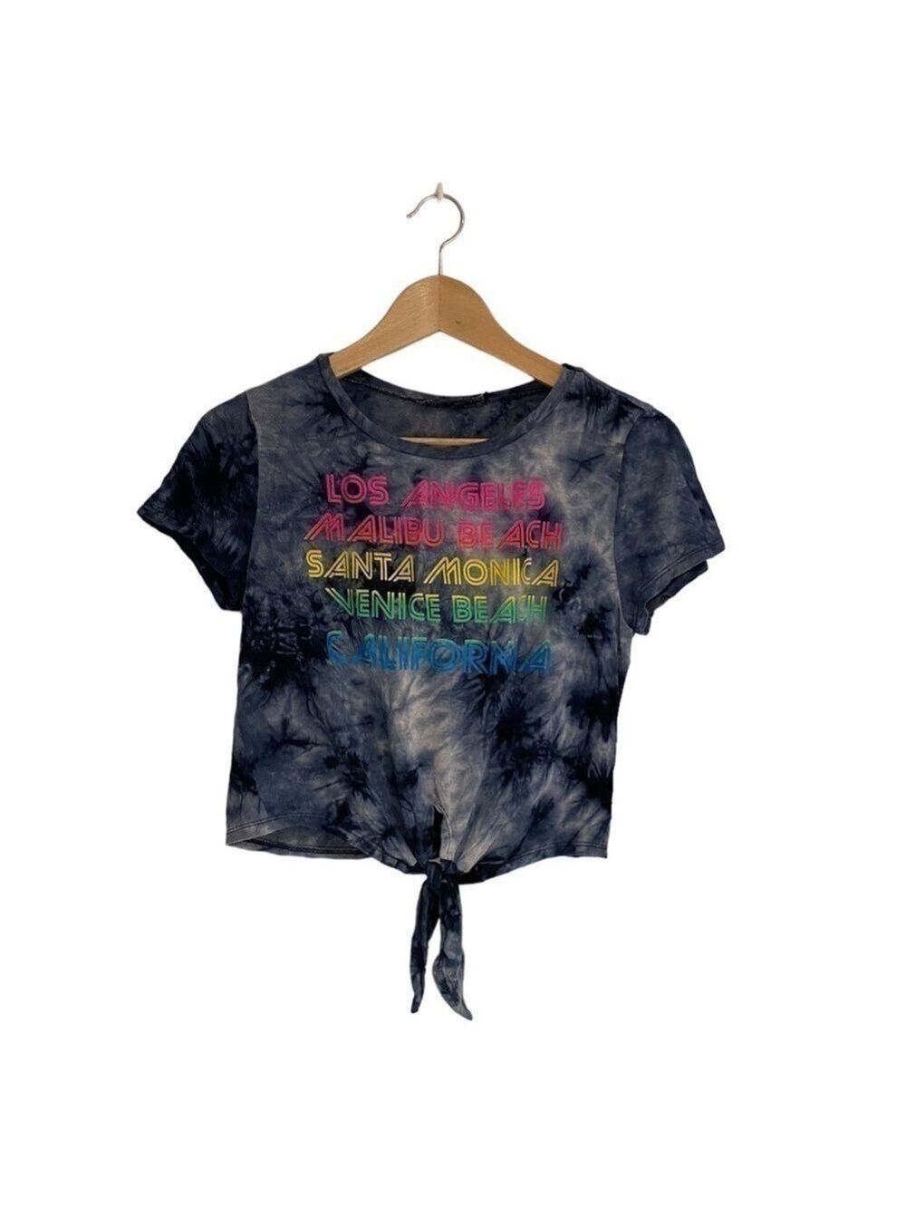 Rebel SUGAR tie dye graphic t-shirt - size xs